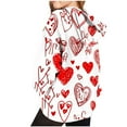 thumbnail image 5 of Valentine's Day Girls Sweatshirts with Pockets Fashion Heart Graphic Long Sleeve Casual Pullover Tops Kids Hoodies Size 3-14, 5 of 6