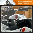 thumbnail image 2 of ALLTIMES Side Panels Fairing Covers Wind Deflector for Ducati Desert X 2022-2023, Acrylic Black, 2 of 8