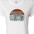 thumbnail image 4 of Inktastic Zebra Safari Animal Sunset Women's T-Shirt, 4 of 5
