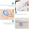thumbnail image 3 of KALLORY  3 Pcs Toilet Lid Lifter Seat Riser with Handles Covers Round, 3 of 8