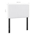 thumbnail image 4 of Modway Keira Faux Leather Upholstered Twin Headboard in White, 4 of 7