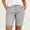 Gray plus size bermuda shorts a1, variant on Women Plus Size Mid Rise Bermuda Pants with Pockets Casual Straight Fit Shorts Regular Loose Summer Walking Shorts for Women Beach Hiking Lounge Work Trousers, White L