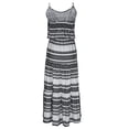 thumbnail image 4 of Puntoco Vestidos Mujer Verano Moda Mujer Verano Casual Estampado V-Cuello Camis Sin Mangas Chaleco Vestido Largo, 4 of 5