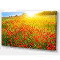 thumbnail image 2 of Beautiful Sunshine sur Poppy Fields - Impression sur Toile Florale, 2 of 3
