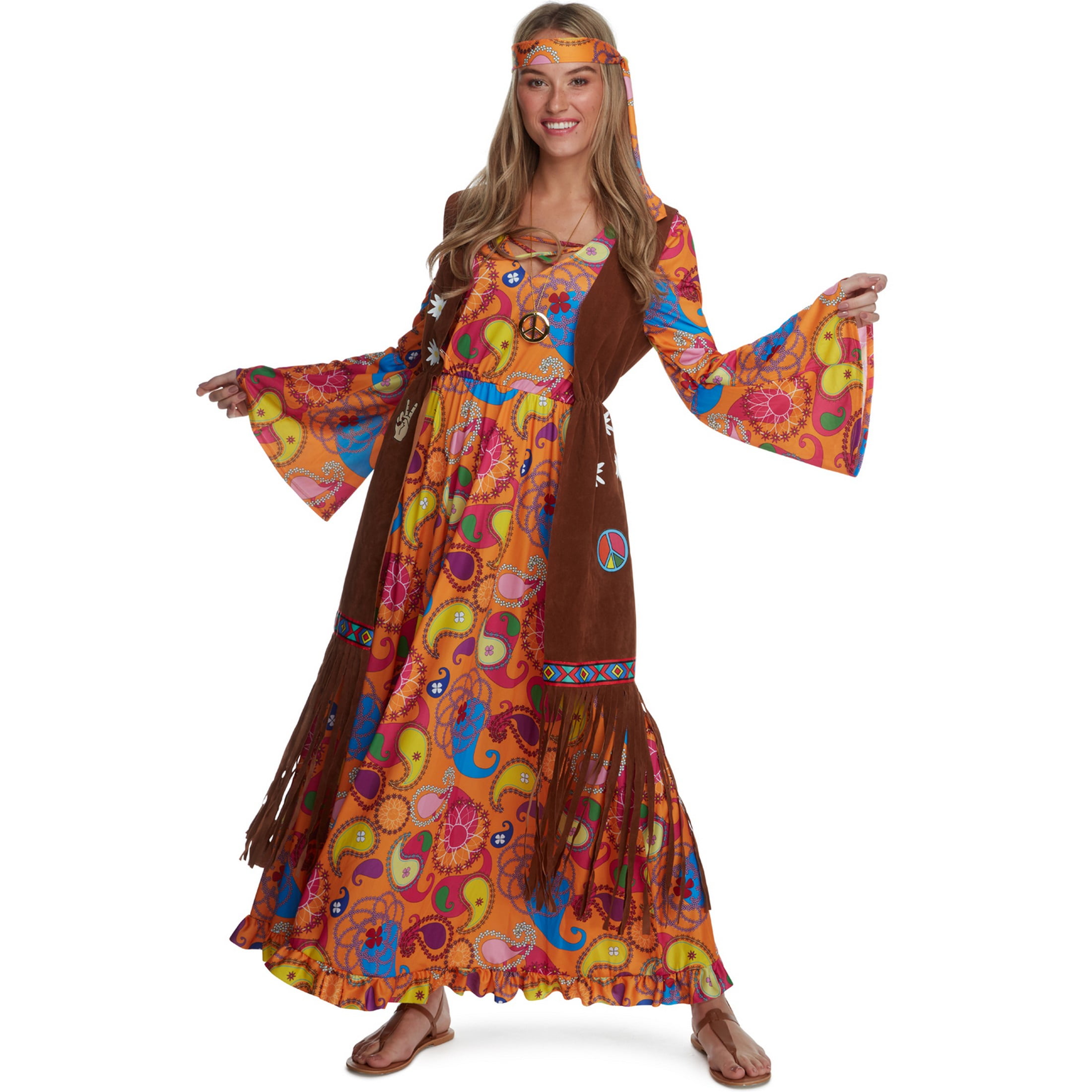 Morph - Hippie Costume Women - Hippie Dress - 70s outfits - 70s Costume ...
