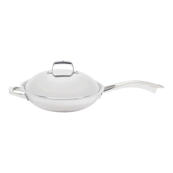 ZWILLING TruClad Wok With Lid, 32 cm / 12.5 inch, 18/10 Stainless Steel