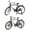 Black+Green, variant on Alloy Racing Bike Art Craft Handmade Bike Model Home Office Cafe Desk Tabletop Decor Ornaments