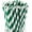 green, variant on 100 Pack Red Straws, Disposable Red and White Biodegradable Paper Striped Straws for Cocktail, Milkshake, Coffee, Lemonade (0.24" x 7.75")
