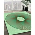 thumbnail image 3 of Ahgly Company Machine Washable Indoor Rectangle Transitional Green Area Rugs, 2' x 3', 3 of 7