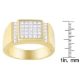 thumbnail image 4 of 14k Yellow Gold 2 ct TDW Princess Diamond Cluster Ring (G-H, VS1-VS2), 4 of 5