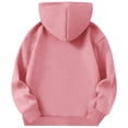 thumbnail image 4 of Miluxas 2025 Clearance! Boys Girls Winter Sherpa Lined Hoodies Clearance Kid's Fleece Pullover Hooded Sweatshirt, 4 of 9