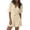Z-Light Yellow230, variant on Women's Summer 2 Piece Shorts Set Scalloped V Neck Tie Front Puff Short Sleeve Top And Elastic Waist Short Everyday Casual Solid Color Trendy Outfit Sets