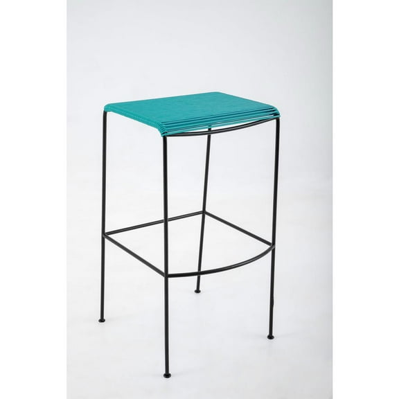 La Silla Acapulco Monolito Acapulco Bar Stool Cyan