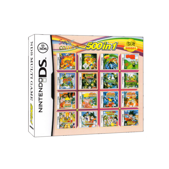500-in-1 Bundle Game Card Combo Card NDS-Video Games for 3DS/2DS/NDS - Tested