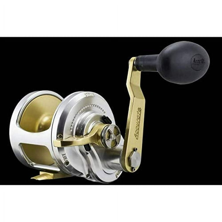 Accurate Boss Fury FX-500XN Reel - Right-Hand - Silver/Gold
