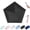 Black, variant on Borikise Japan Pencil Umbrella with UPF 50 Plus Sun Protection Ultra Lightweight Portable Small Travel Sunshade for Handbag Commute Daily Use