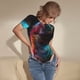 thumbnail image 3 of Balery Neon Spectrum Cat Portrait Body de cuello redondo de manga corta para mujer Tops de manga corta Tops básicos-Medium, 3 of 7