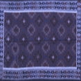 thumbnail image 1 of Ahgly Company Machine Washable Indoor Square Oriental Blue Traditional Area Rugs, 8' Square, 1 of 4