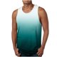 thumbnail image 5 of Tanques para Hombre para el Verano Solto Chaleco Impresión Deportivo Cuello Redondo, Casual, 5 of 8