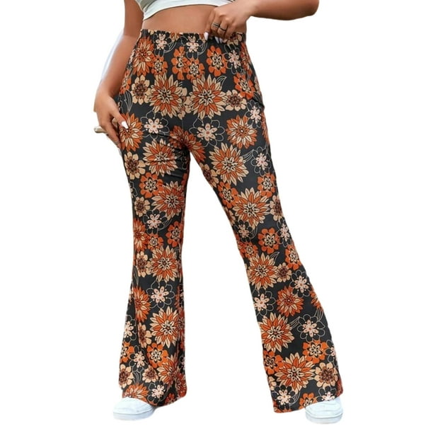 Plus size bell bottom leggings clearance
