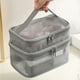 thumbnail image 5 of Bearachild Bolsa de malla transparente duradera y duradera de nailon, bolsa organizadora impermeable de viaje para mujer, compacta Almacenamiento y organización del hogar Oro, 5 of 6
