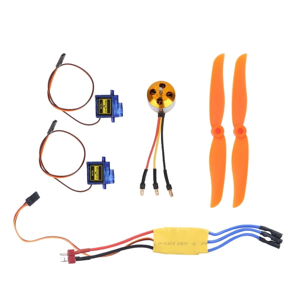 Motor Sin Escobillas A2212 2200KV, Hélice 30a ESC SG90 9G Micro Servo 6035, Para Aviones 400-450 o helicóptero RC