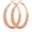 Rose Gold-30MM, variant on Silver Hoop Earrings for Women Trendy Hypoallergenic 925 Silver Plating Post Hoop Earrings Thick Twisted Large Silver Hoop Earrings 30/40/50MM