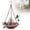 Purple, variant on Hanging Solar Bird Bath Fountains, Solar Powered Cascading Outdoor Water Fountain, Hanging Bird Bath with Flowing Water, Decorative Garden Yard Patio Bird Bath Fountain