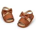 thumbnail image 2 of Infant Boys Girls Sandals Breathable Premium Baby Summer Outdoor Casual Beach Shoes Lightweight Toddler Flower Bowknot Anti Slip Rubber Sole Newborn Prewalker First Crib Shoes, 2 of 5