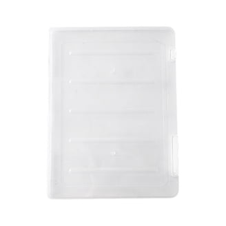 6-Pack Clear Plastic A4 File Storage Boxes With Lids – 31x22x5cm, Waterproof & Stackable