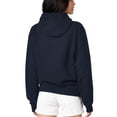 thumbnail image 2 of Women's G-III 4Her by Carl Banks Navy Washington Nationals Flowers Graphic Pullover Hoodie, 2 of 2