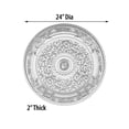 thumbnail image 3 of Golden Leaf Chandelier Ceiling Medallion 24 Inch Diameter, 3 of 3