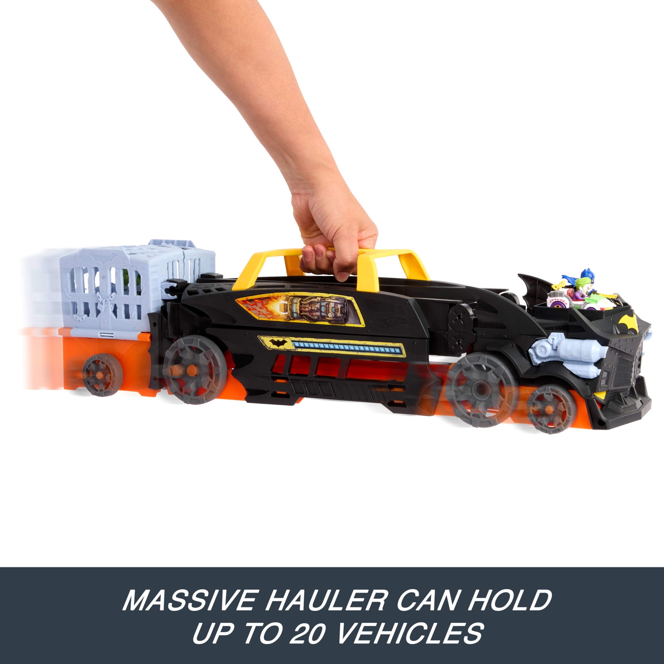 Hot Wheels RacerVerse Batman’s Escape Chase Track Set, Multicolor, Length: 6.06 in
