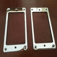 thumbnail image 4 of 1pcs Durable Metal Humbucker Pickup Mounting Rings Frame Mounting Ring Flat Base Pickup Frame (Silver), 4 of 8