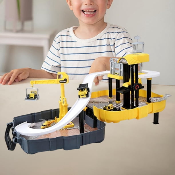 Juguetes de vehículos de ingeniería Hugo Set Race Track Car 58x28x32cm