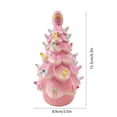 thumbnail image 3 of Lksixu Easter Eggs Tree Figurine, Easter Decorations, 6.3 Inch Resin Egg Tree with Colorful LED Light Bulbs, Battery Operated Handcrafted Light Up Tabletop Ornaments for Desk Shelf Cabinet, 3 of 7