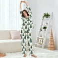 thumbnail image 5 of joogoo Pajamas Set for Women Christmas Tree Pattern Long Sleeve Pjs Loungewear XXL, 5 of 7