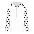 thumbnail image 6 of jtjvou Hoodie for Women Long Sleeve Polka Dots Pullover Sweatshirt Casual Oversized Tops 2025 Fashion Outfits White M, 6 of 6
