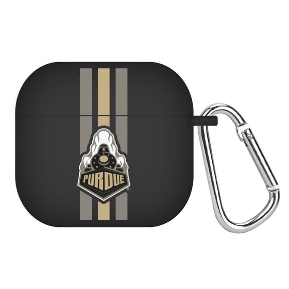 Purdue Boilermakers HD Case Cover Compatible with Apple Airpods Gen 4 (Stripes) by Affinity Bands