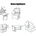 thumbnail image 3 of Electric Recliner Chairs Controller 6 Button 5 Pins Hand Switch for Home Appliance Adjustable Bed Lift Chairs Recliners,1 x Recliner Hand Control,Black, 3 of 9
