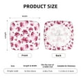 thumbnail image 5 of Honeii Lilies Flowers Print Square Cushion Cover with Elastic Band & Ties,Sofa Cushion Covers,Furniture Protector for Living Room,Washable Sofa Seat Slipcover-Two Pieces, 5 of 7