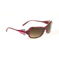 thumbnail image 2 of BOZ Women's New York Rectangular Sunglasses 59mm Fushia/Matte Brown, 2 of 3