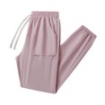 thumbnail image 5 of Men's Track Pants - Comfortable Breathable Sweatpants with Pockets and Elastic Waistband for Home & Lounge, 5 of 7