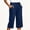 Dark Blue, variant on BUIGTTKLOP Jean Capris for Women with Pockets High Waisted Denim Pants Dressy Casual Cropped Pant for Casual Summer