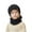 Kids Hats, Scarves & Gloves Sets Black, variant on Winter Hat Scarf Sets for Boys Girls Thermal Warm Knitted Beanies Neck Gaiters Size 1-11 Youth Casual Solid 2 Piece Fleece Lined Hats & Scarves Set