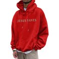 thumbnail image 5 of WILLBEST Sudaderas para Hombre, Otoño e Invierno, Talla Grande, sin Capucha, Moda, Prenda Superior, Sudadera De Gran Tamaño con Cuello Redondo Grande, 5 of 5