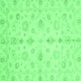 thumbnail image 1 of Ahgly Company Indoor Square Oriental Emerald Green Traditional Area Rugs, 3' Square, 1 of 4
