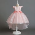thumbnail image 6 of KYAIGUO Flower Girl Dress for Baby Girls Wedding Tulle Pageant Dresses for Graduation Wedding Party Birthday 4-12 Y, 6 of 9
