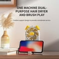 thumbnail image 5 of Newxiaaa Mini Hand Held Fan With Usb Rechargeable Small Bedside Fan Tower Fan With Remote 3-Speed Timer Mute Small Fan Outdoor Camping Desktop for Strollers (black), 5 of 7