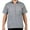 Grey, variant on Ben Davis Short Sleeve Solid Half-Zip Shirt
